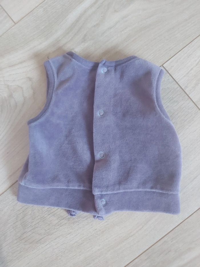 Ensemble velours fille 1 mois (78) - photo numéro 4