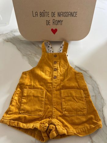 Salopette short Obaibi 18 mois