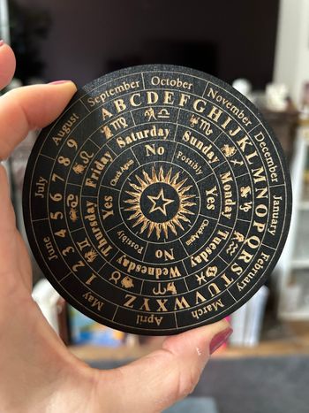 Mini planche divinatoire pour pendule format Voyage