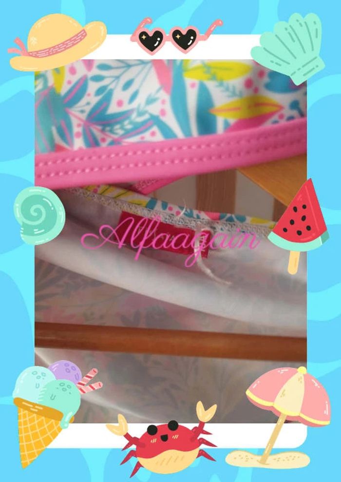 Maillot de bain neuf 10ans tissaia - photo numéro 3