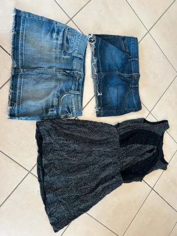 Lot jupes jean et robe
