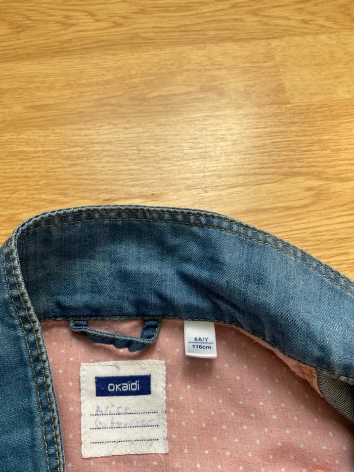 Veste en jean 6 ans - photo numéro 2