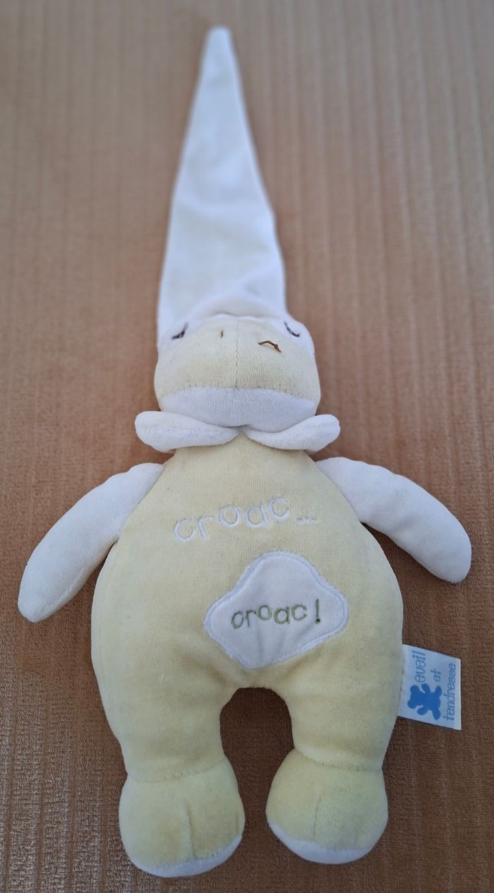 Doudou/Peluche Grenouille Eveil et Tendresse CMP - photo numéro 2