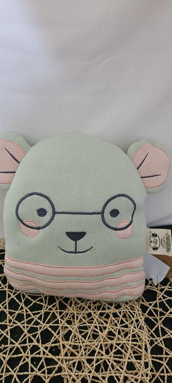 Coussin/coussin - Motif animalier avec lunettes. Søstrene Grene