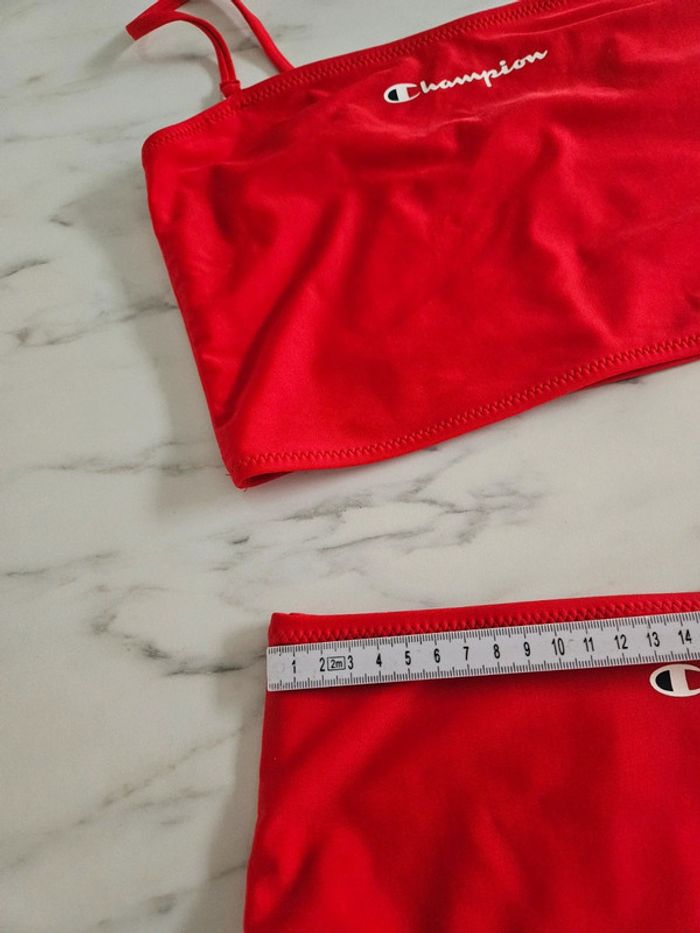 Champion bikini 2 pièces rouge taille M - photo numéro 9