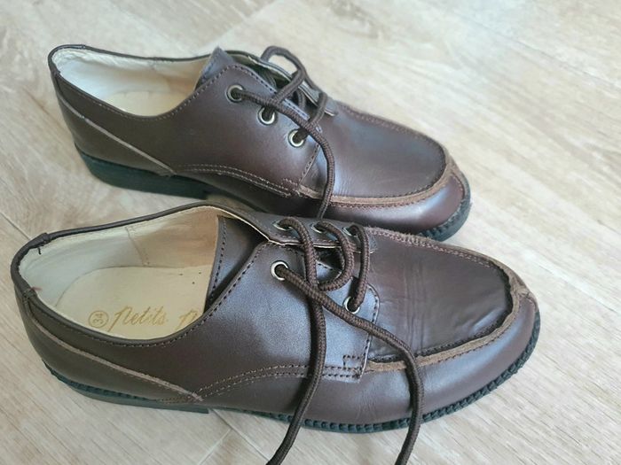 Chaussures de cérémonie taille 34 marrons - photo numéro 6