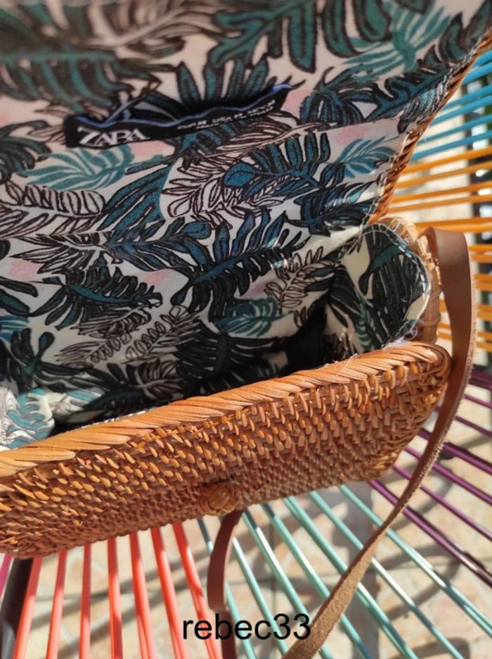 Petit Sac rotin zara - photo numéro 2