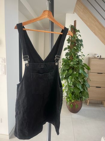 Salopette noir denim