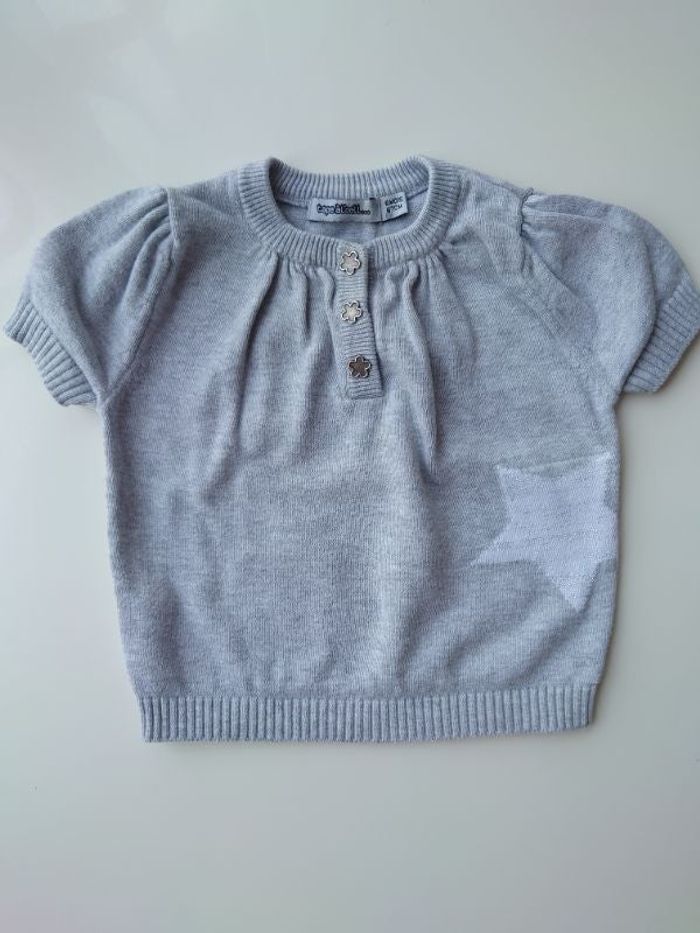 Pull manches courtes 6 mois