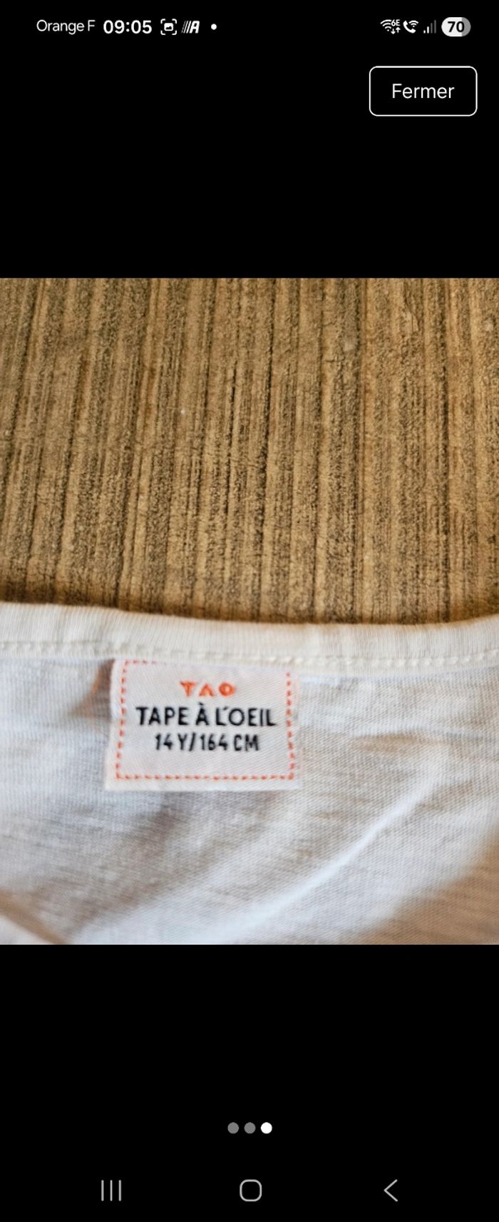 T-shirt manches courtes 14ans Tape à l oeil - photo numéro 3