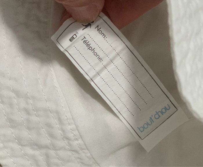 Chapeau blanc bob blanc 18/24 mois - photo numéro 2