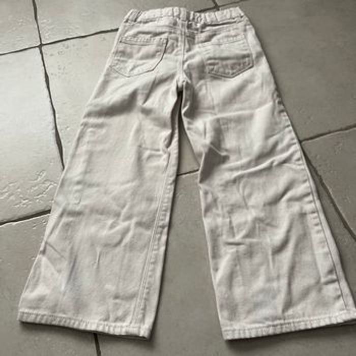 Pantalon/jean blanc Gemo 8 ans - photo numéro 2