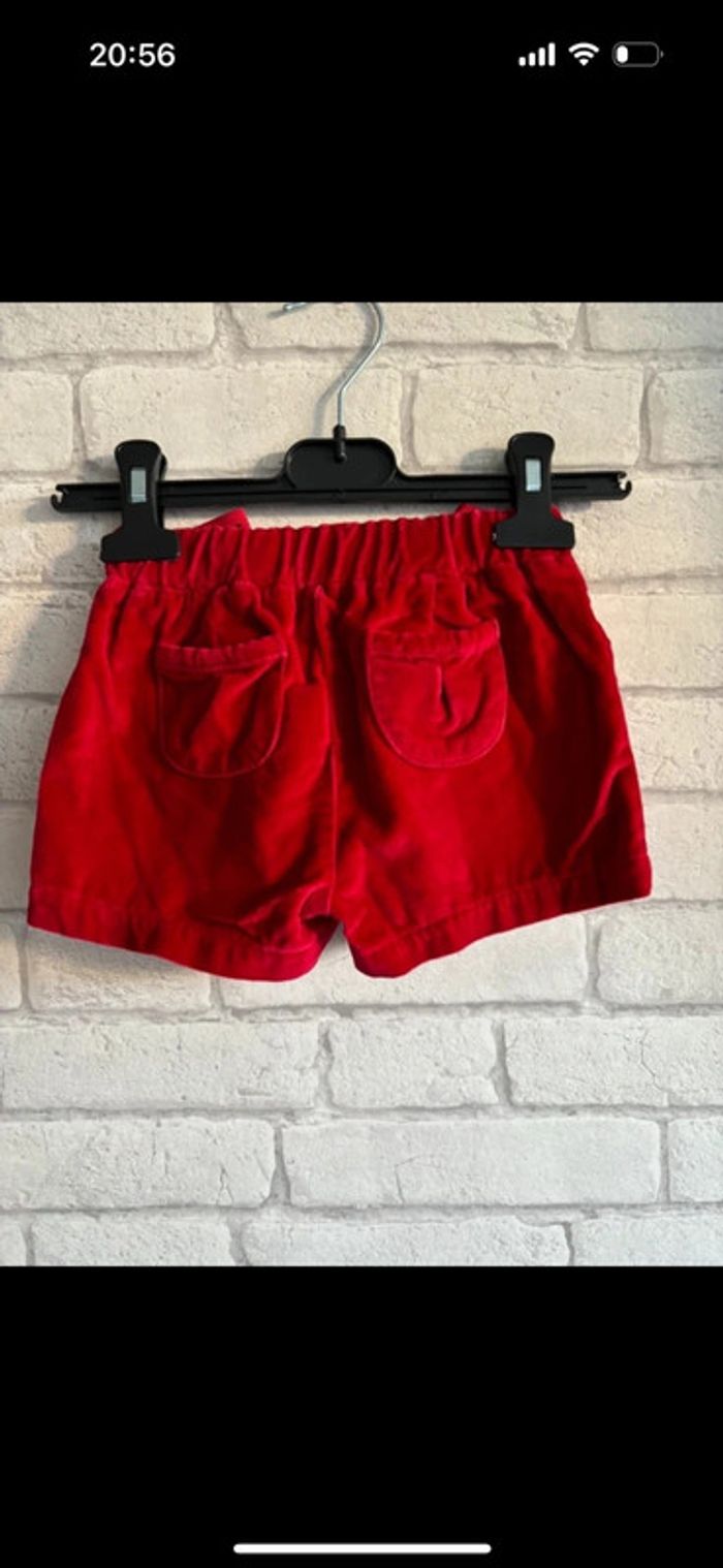 Short velours obaibi taille 23 mois - photo numéro 2