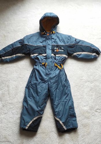 Combinaison de ski bleu avec capuche 4 ans Nini Krazy Crew
