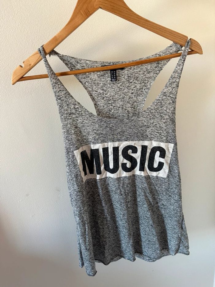 Débardeur gris Jennyfer - photo numéro 2