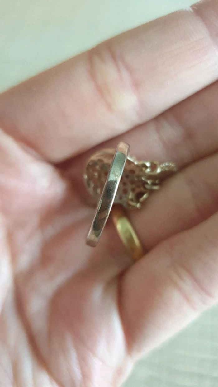 Bague attrape rêve dorée - photo numéro 4