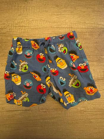 Short Sesame Street 12-18 mois