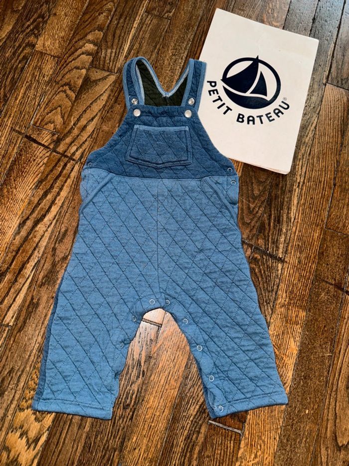 Salopette petit bateau 12 mois