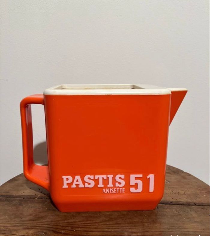 Vintage-Pichet orange-Pastis 51 - photo numéro 9