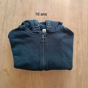 Veste sweat zippée 10 ans TAO