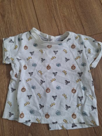 Tee shirt manches courtes 1 mois