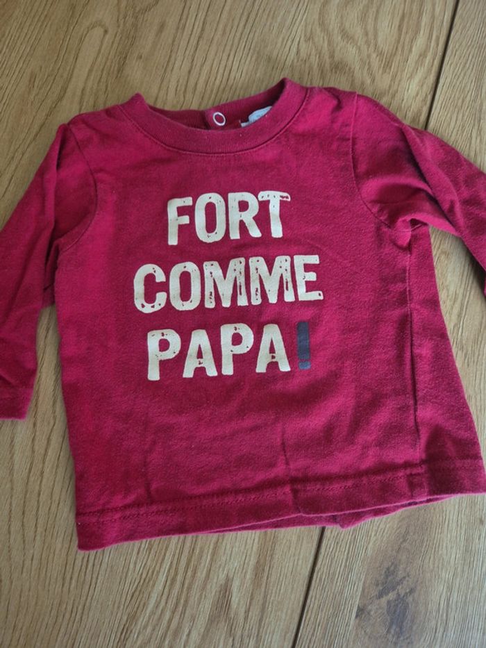 T shirt manches longues 3 mois