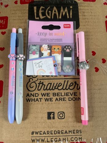 Set papeterie Legami chat meow 