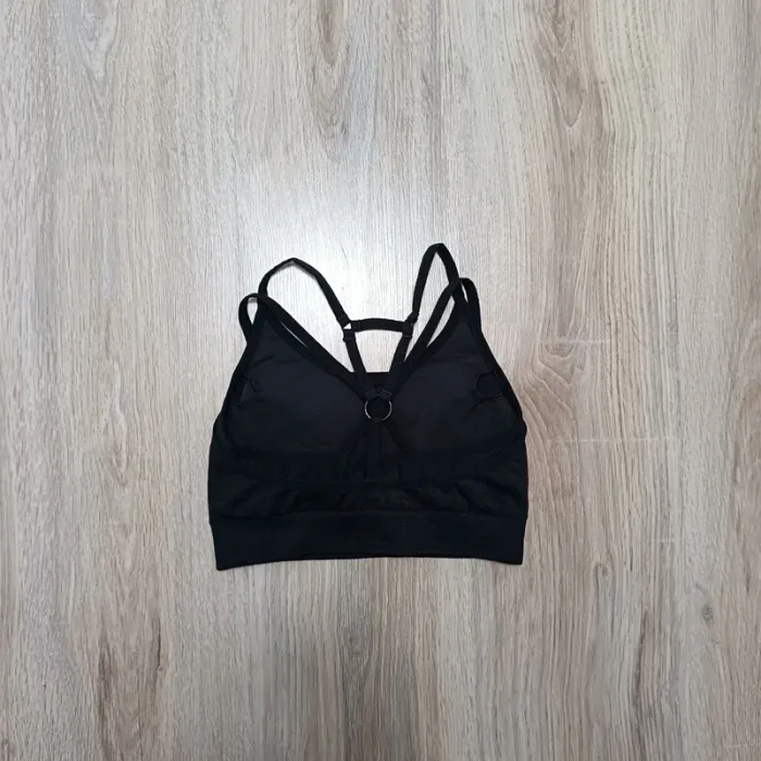 Brassière gymshark femme haut noir xs - photo numéro 4