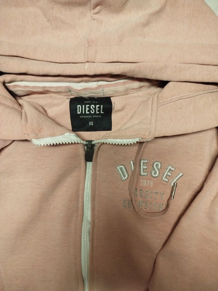 Veste femme rose - Diesel - XS - photo numéro 2