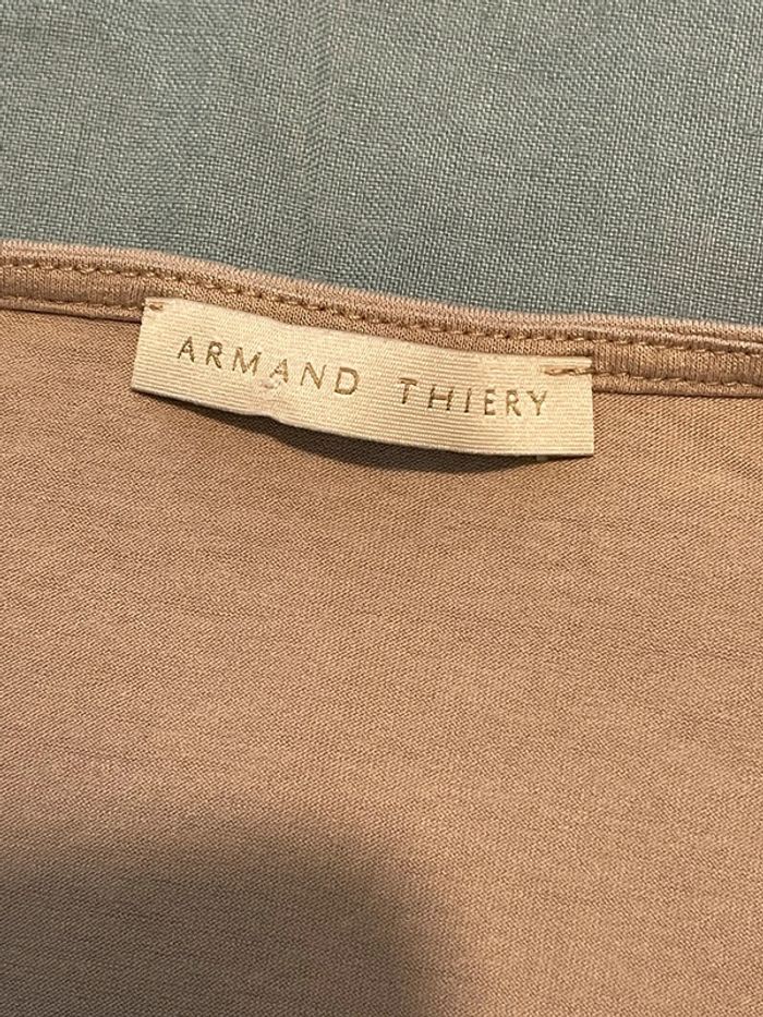 Haut t-shirt léger beige - Armand Thierry - T. 44 - photo numéro 3