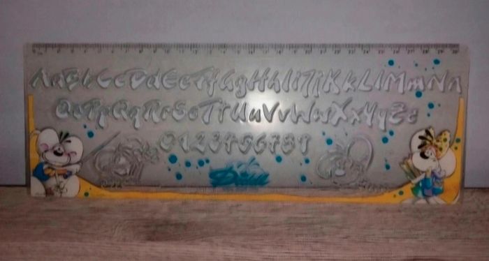 Latte avec pochoir diddl