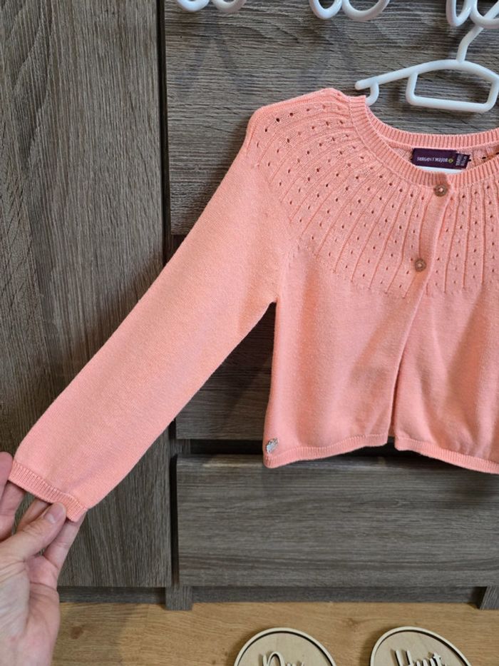 Vêtement Bébé Fille - Ensemble Robe + Gilet - Sergent Major - 18 mois 80 cm - photo numéro 9