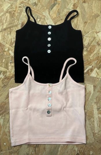 Lot de 2 tops court only XS