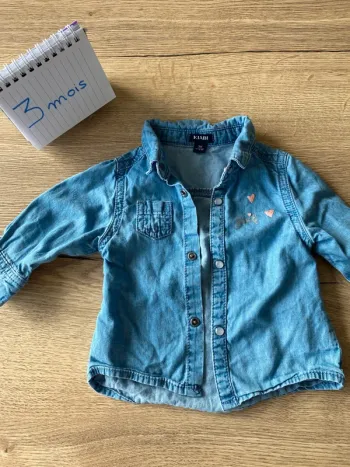 Chemise jeans