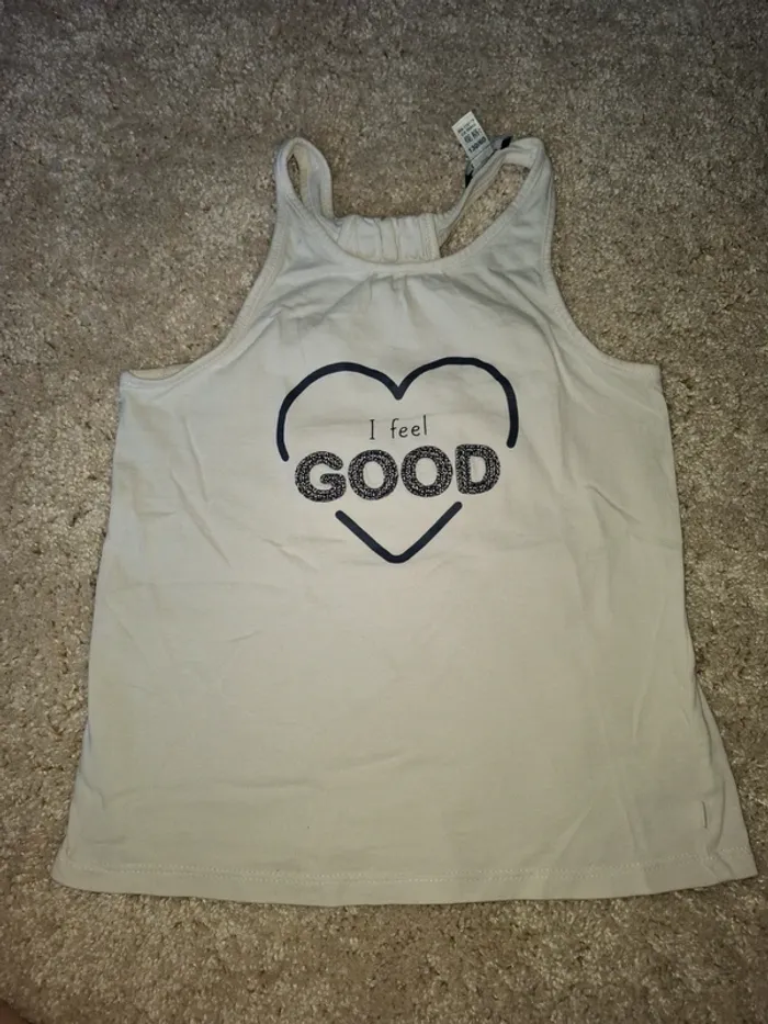 Débardeur blanc Okaidi 8 ans