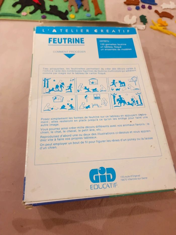 Feutrine pour garçon ou fille 3 4 5 6 7 8 ans - photo numéro 3