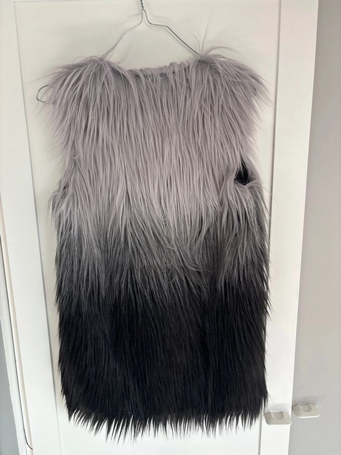 Gilet fausse fourrure school rag - photo numéro 3