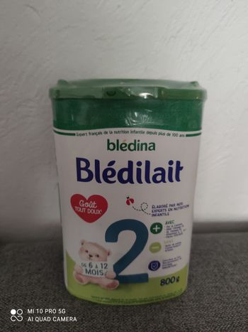 Boîte de lait bledina 2 ème age