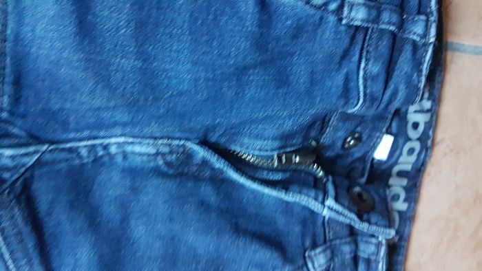 Jeans à pression fille 8 ans bleu Vert Baudet - photo numéro 2