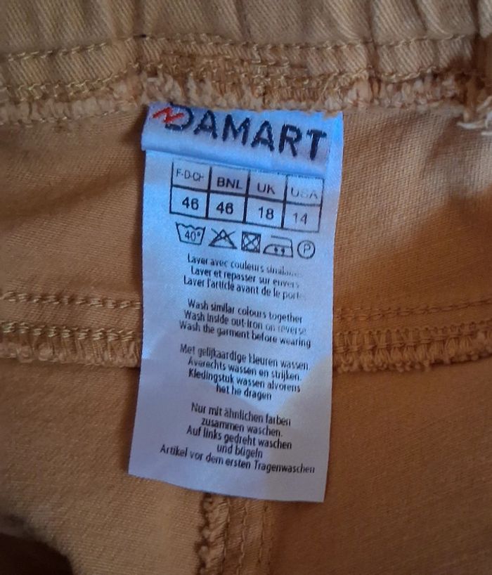 Pantacourt Damart taille 46 - photo numéro 4