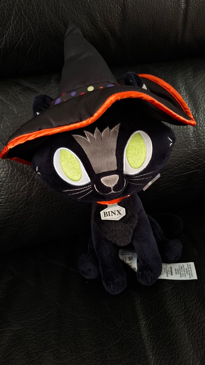 Peluche Disney hocus Pocus binx chat noir halloween