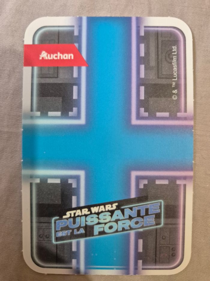 Carte Star Wars Auchan 2025 n° 11 Leia Organa - photo numéro 2