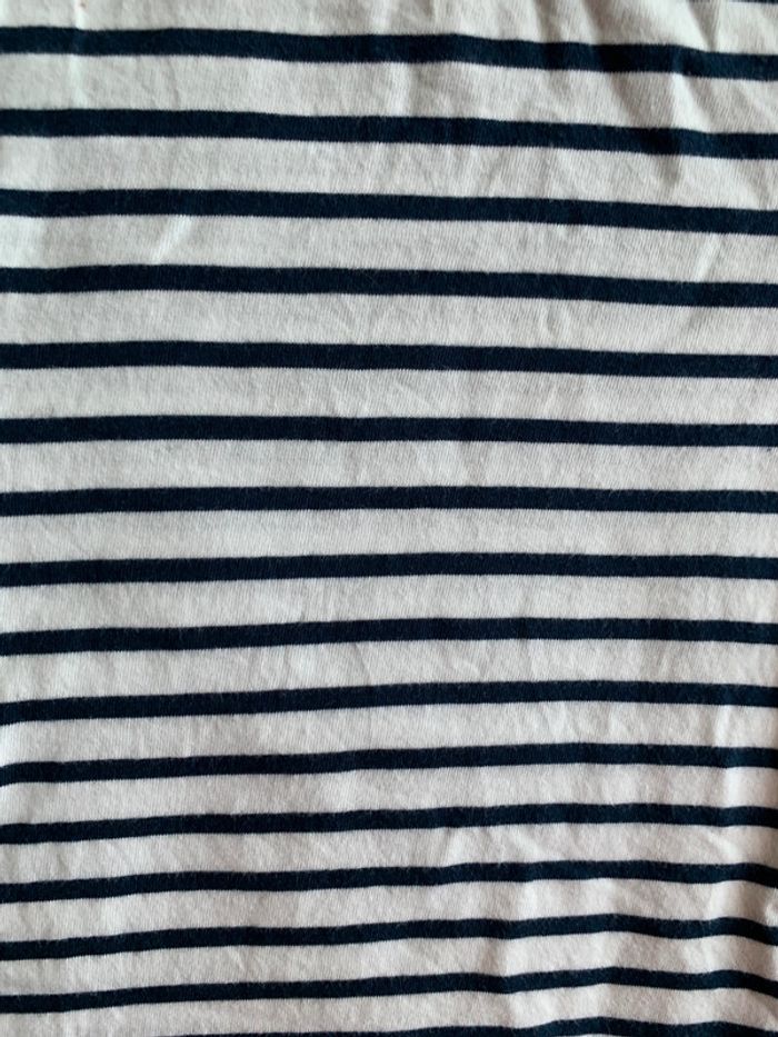 Teeshirt LM kiabi ligné marin 36 mois - photo numéro 2