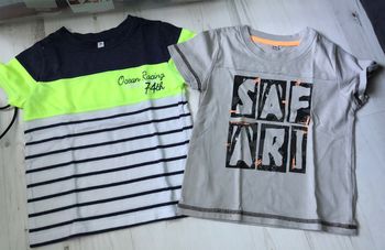 Lot de 2 t shirts manches courtes 3 ans