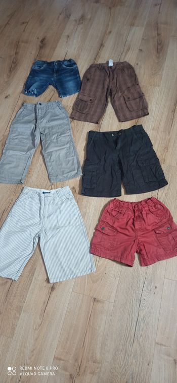 Lot de 6 bermudas 7 ans