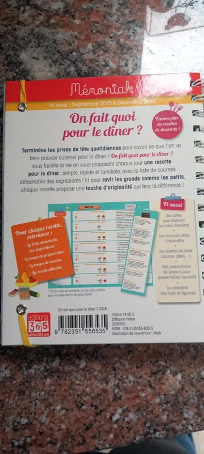 On fait quoi pour dîner recettes quotidiennes Memoniak - photo numéro 2