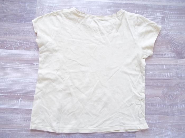 T-shirt jaune lama Tex Basic 7/8 ans - photo numéro 3