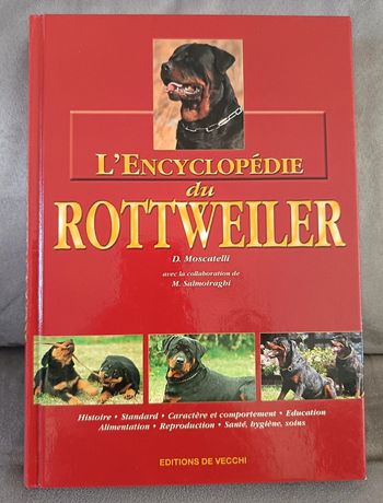 Livre l'encyclopédie du Rottweiler