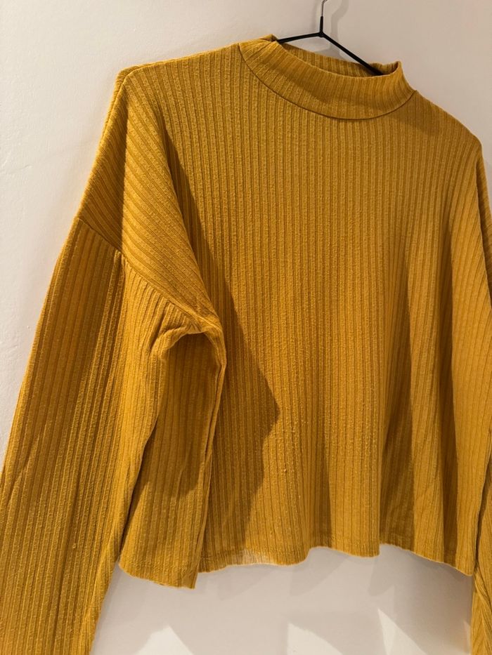 Pull moutarde - Stradivarius - photo numéro 4