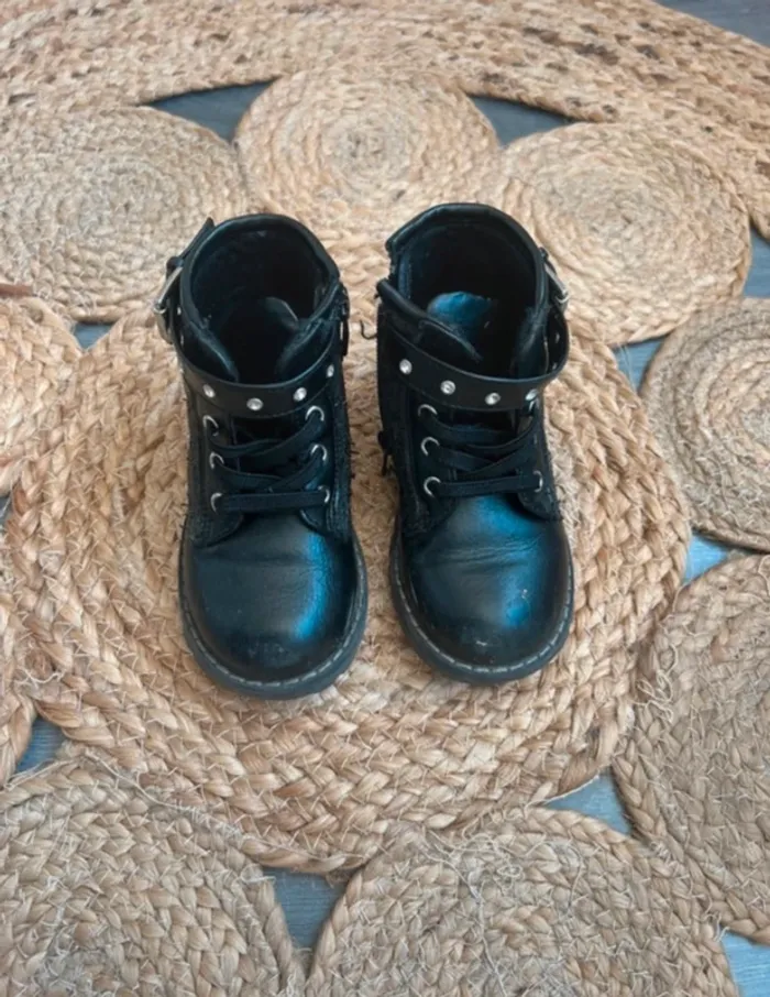 Bottines noires Chicco taille 23 - photo numéro 3